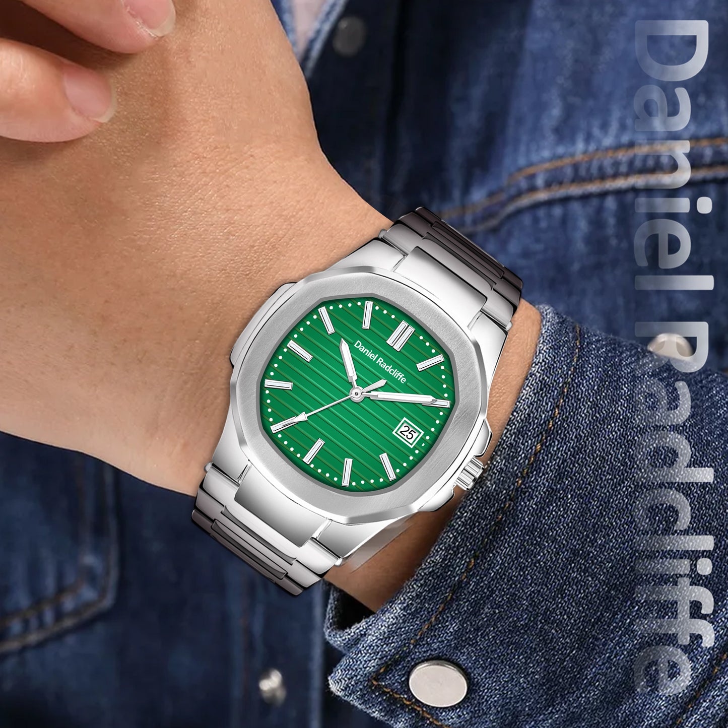 Professional Analog Green Watch - For Men DRM Series DRM0020