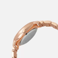 Rose Gold Finish Stylish Round Dial For Women Premium Watch - DRW0011