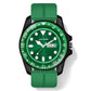 Magnetic Adjustable Lock With Premium Rim Fancy Hands Green Rich Vibe Watch For Men - DRM0019