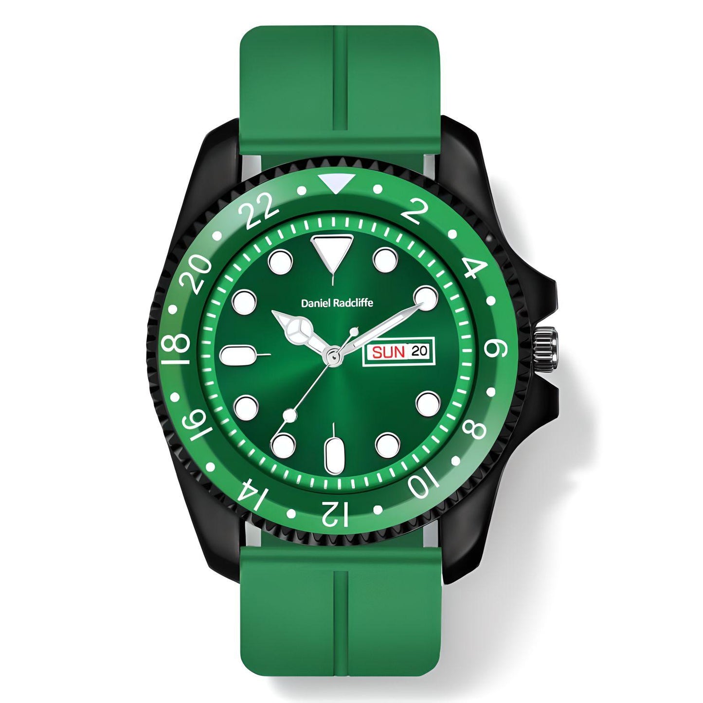 Magnetic Adjustable Lock With Premium Rim Fancy Hands Green Rich Vibe Watch For Men - DRM0019