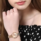 Rose Gold Finish Stylish Round Dial For Women Premium Watch - DRW0011