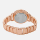 Rose Gold Finish Stylish Round Dial For Women Premium Watch - DRW0011