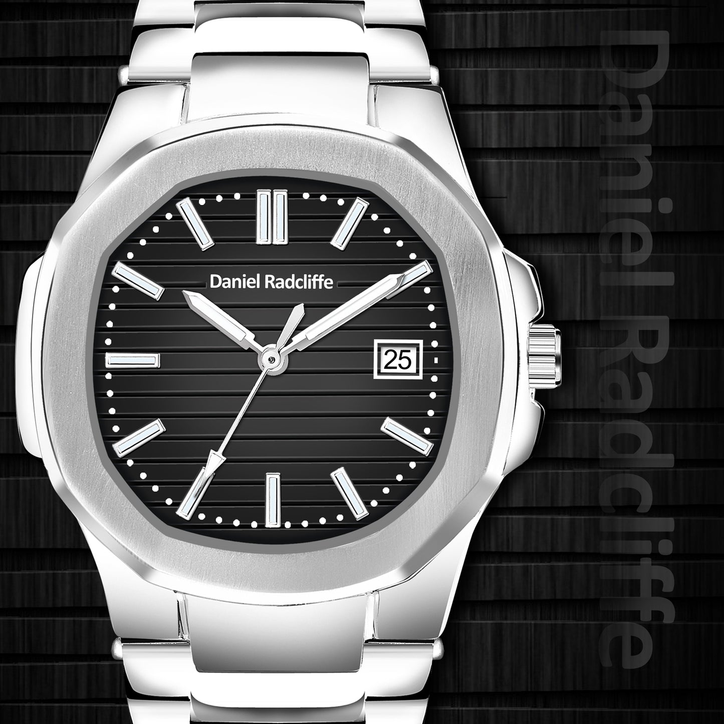 Professional Analog Black Watch - For Men DRM Series DRM0020