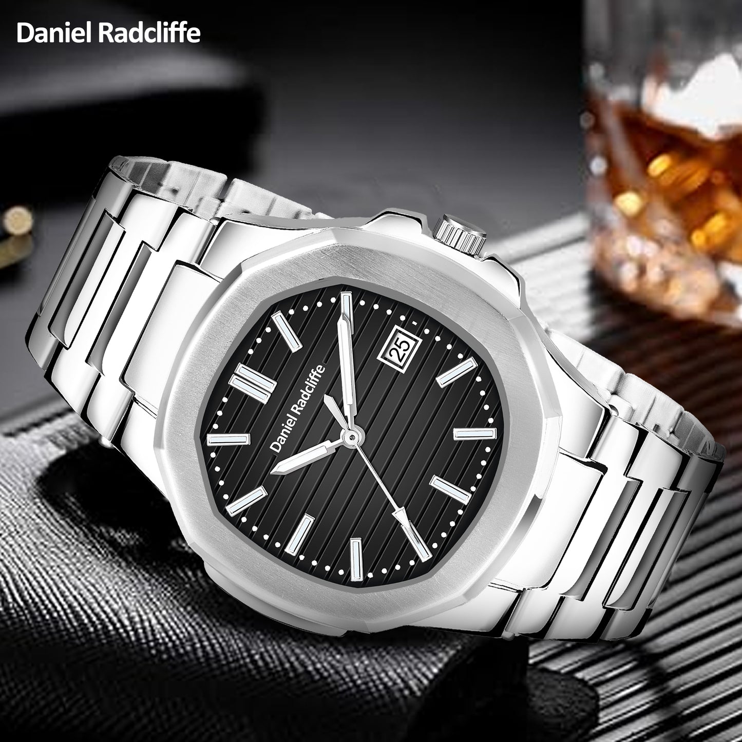 Professional Analog Black Watch - For Men DRM Series DRM0020