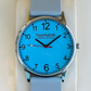 Sky Blue Gray  Duo Silicon Strap Premium Look Watch For Men - DRM0016