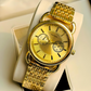 Chronographs Trending Gold Watch Premium Quality For Women - DRW0013