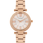 Rose Gold White Dial Trending Premium Watch For Women - DRW009