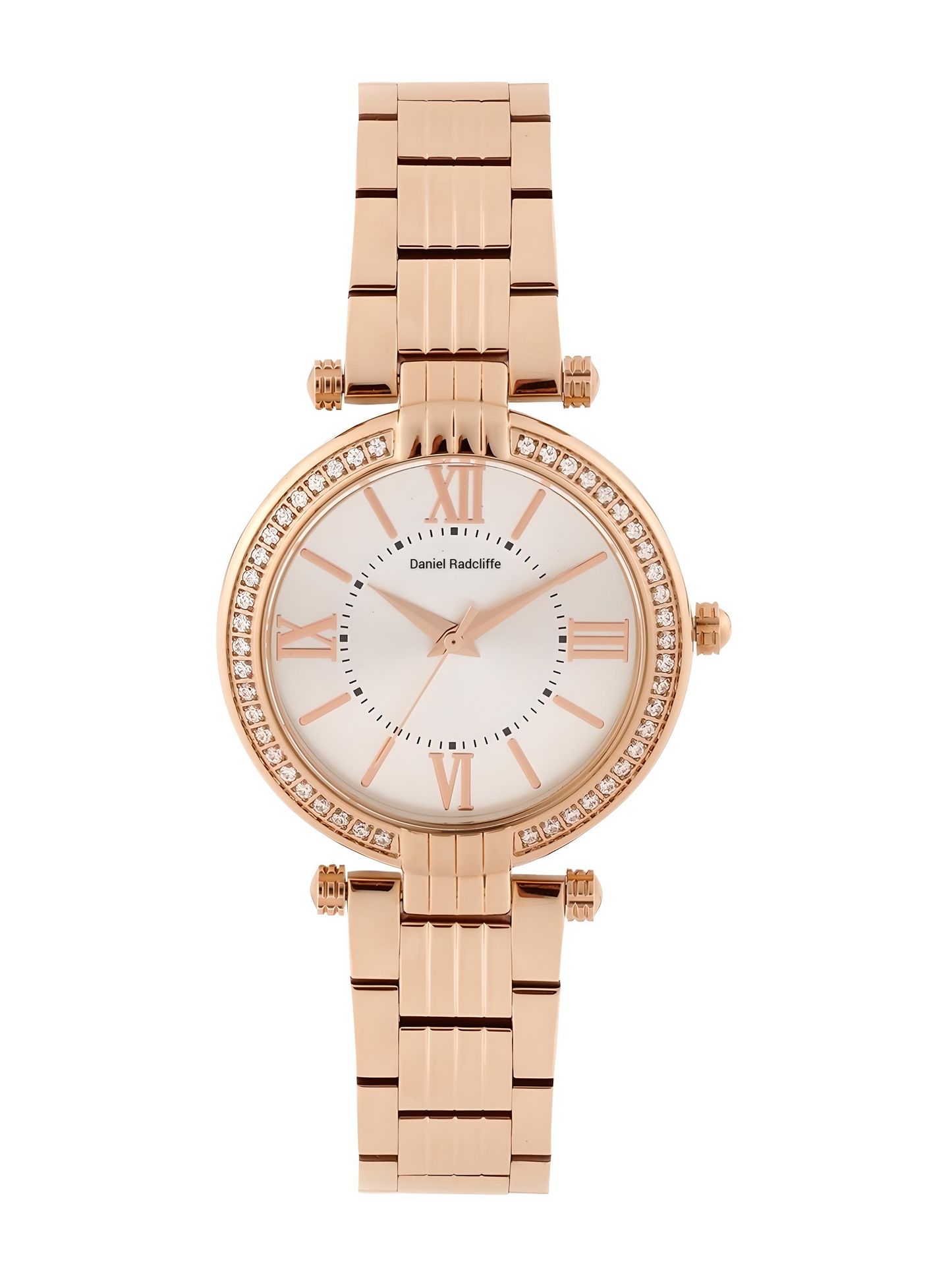 Rose Gold White Dial Trending Premium Watch For Women - DRW009