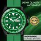 Magnetic Adjustable Lock With Premium Rim Fancy Hands Green Rich Vibe Watch For Men - DRM0019