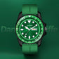 Magnetic Adjustable Lock With Premium Rim Fancy Hands Green Rich Vibe Watch For Men - DRM0019