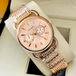 Chronographs Trending Rose Gold Watch Premium Quality For Women - DRW0013