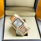 Square Rose Gold White Dial Trending Women Watch - DRW006