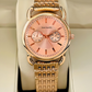 Chronographs Trending Rose Gold Watch Premium Quality For Women - DRW0013