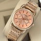 Chronographs Trending Rose Gold Watch Premium Quality For Women - DRW0013