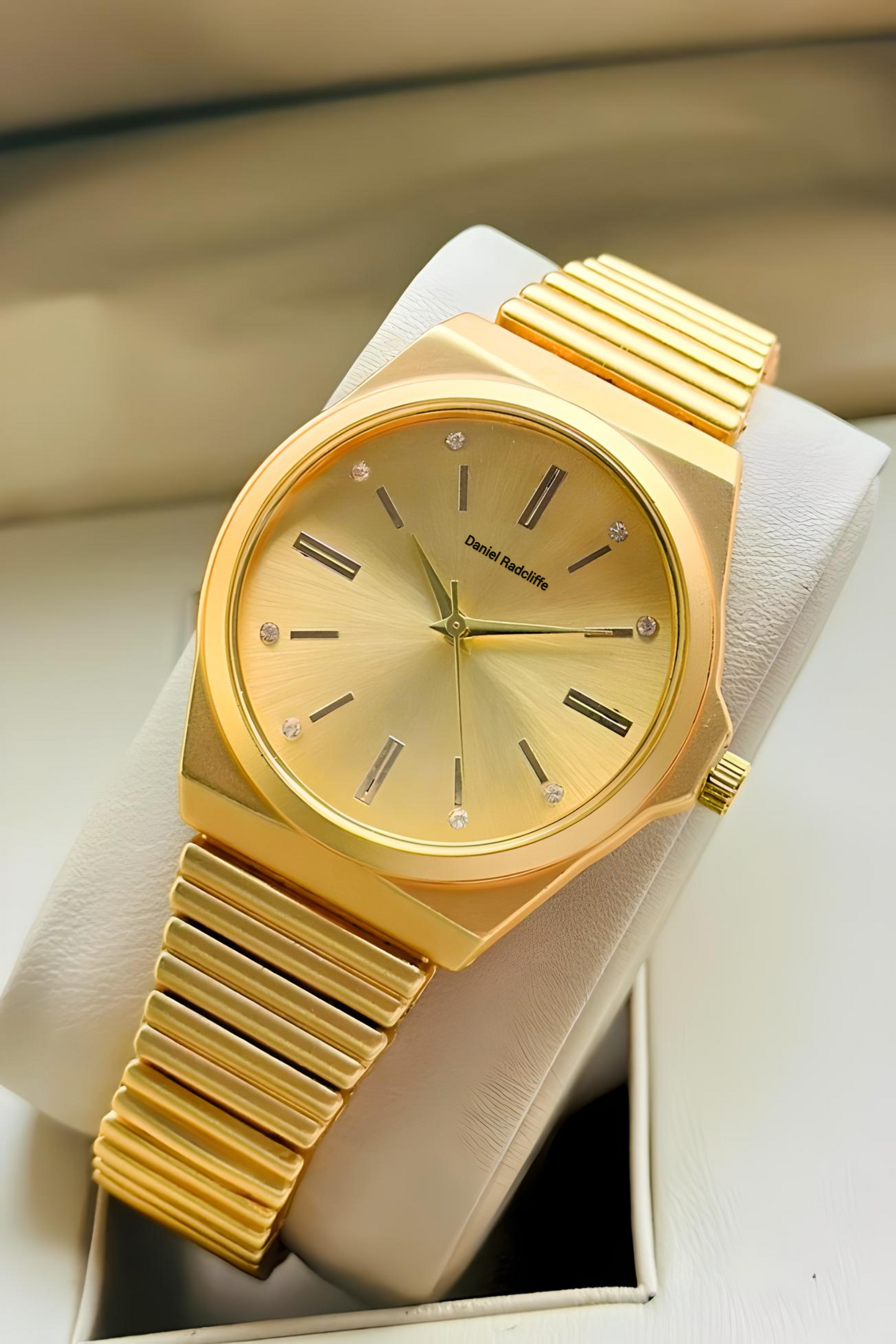 Elite Ladies With  Mesh Strap And Gold Finish Analog Watch - For Women DRW007