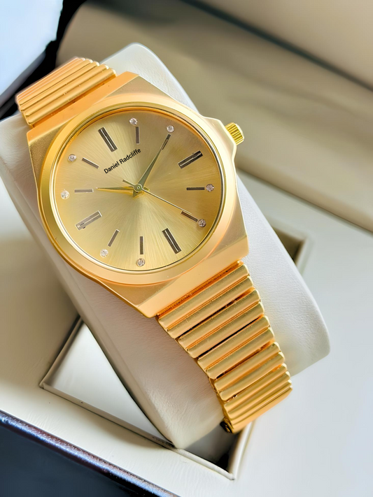 Elite Ladies With  Mesh Strap And Gold Finish Analog Watch - For Women DRW007