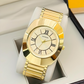 Golden Roman Style Premium Quality Mash Finish Belt Watch For Men - DRM0014