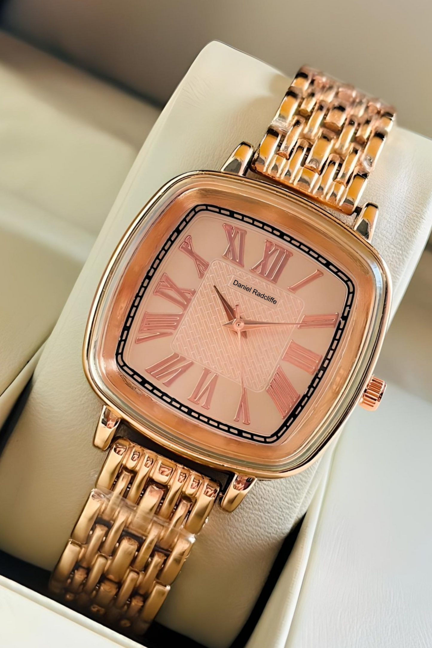 Squarer Rose Gold Analog Watch - For Women DRW001