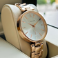 Round Rose Gold Analog Watch - For Women DRW001