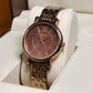 Round Brown Analog Watch - For Women DRW002