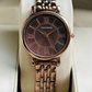 Round Brown Analog Watch - For Women DRW002