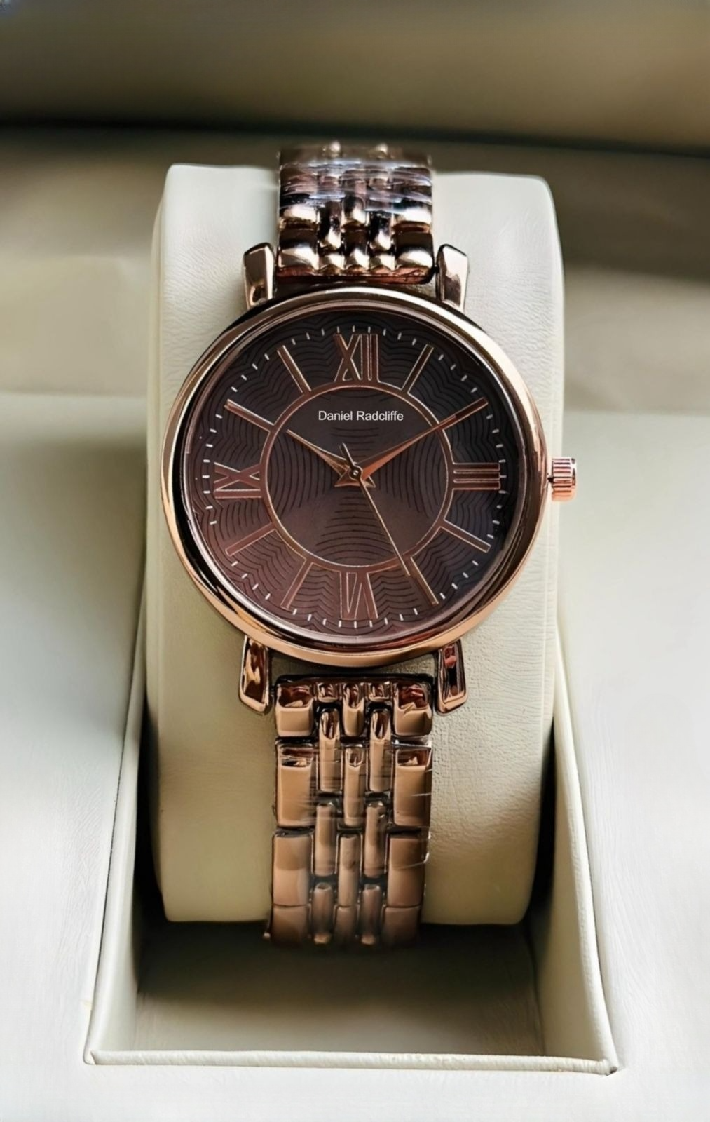 Round Brown Analog Watch - For Women DRW002